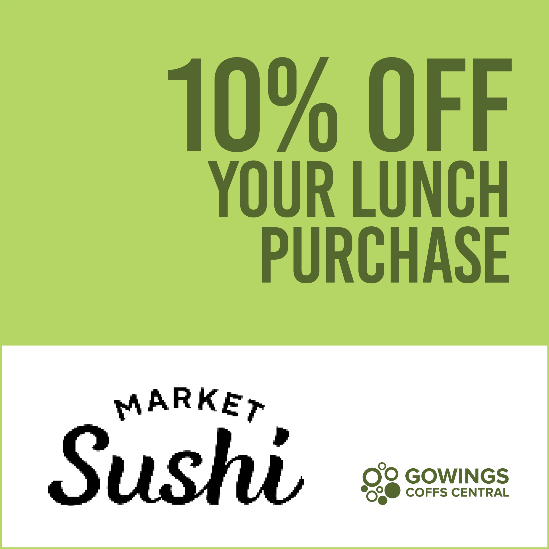 Market Sushi Offer