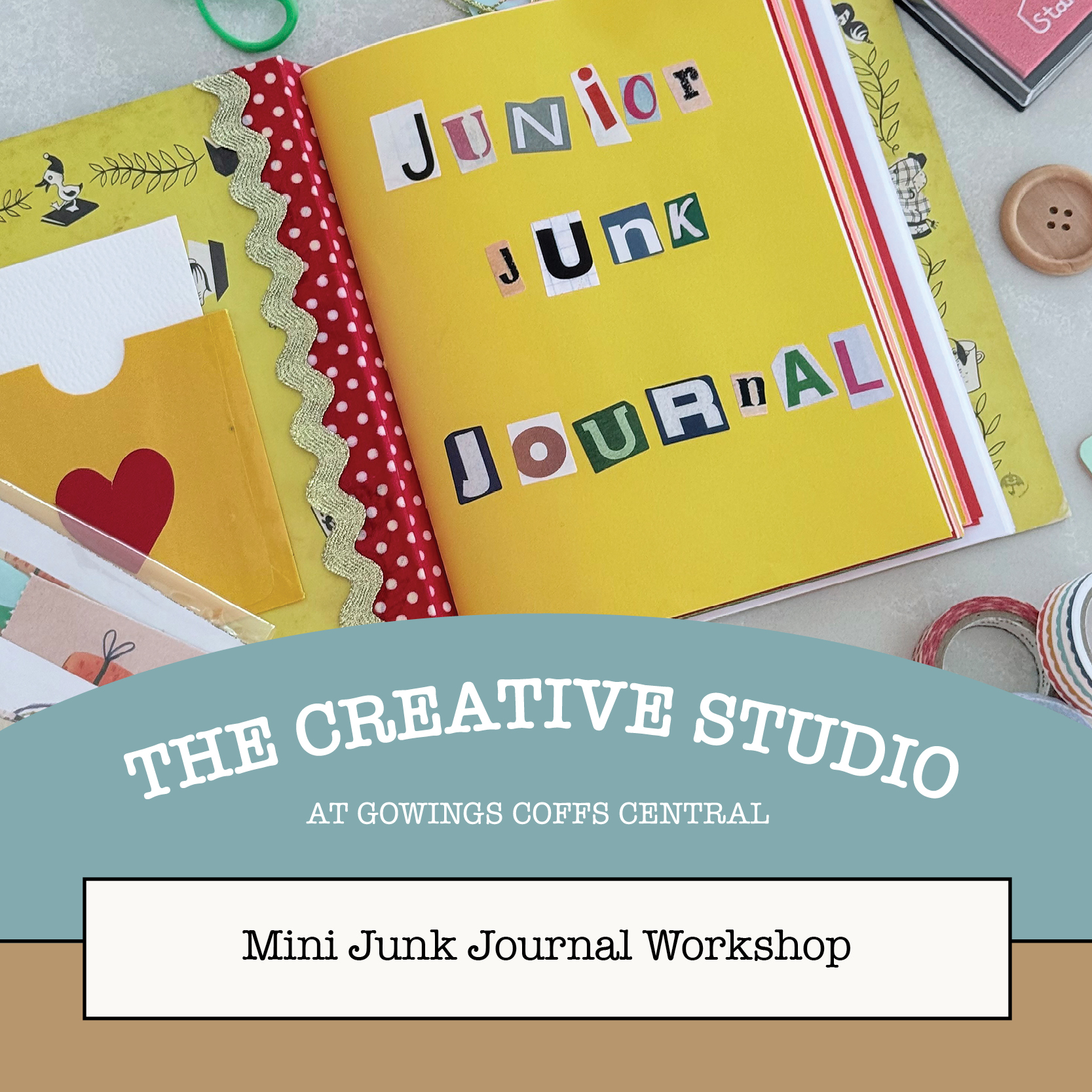 Mini Junk Journalling Workskshop